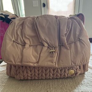 Happ diaper bag in dusty rose